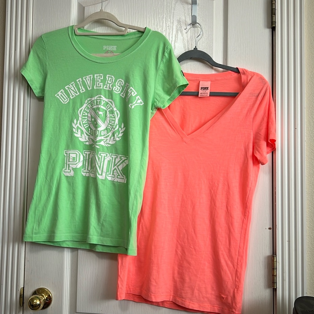 2-PINK Vs tee lot